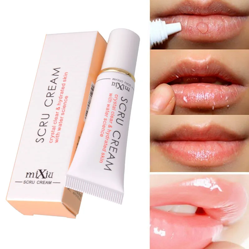 Magic Lip Lighten Scrub Dark Black Lip Removal Exfoliation Pigmentation Fade Dull Pink Lip Balm Brighten Anti-Crack Moisturizing