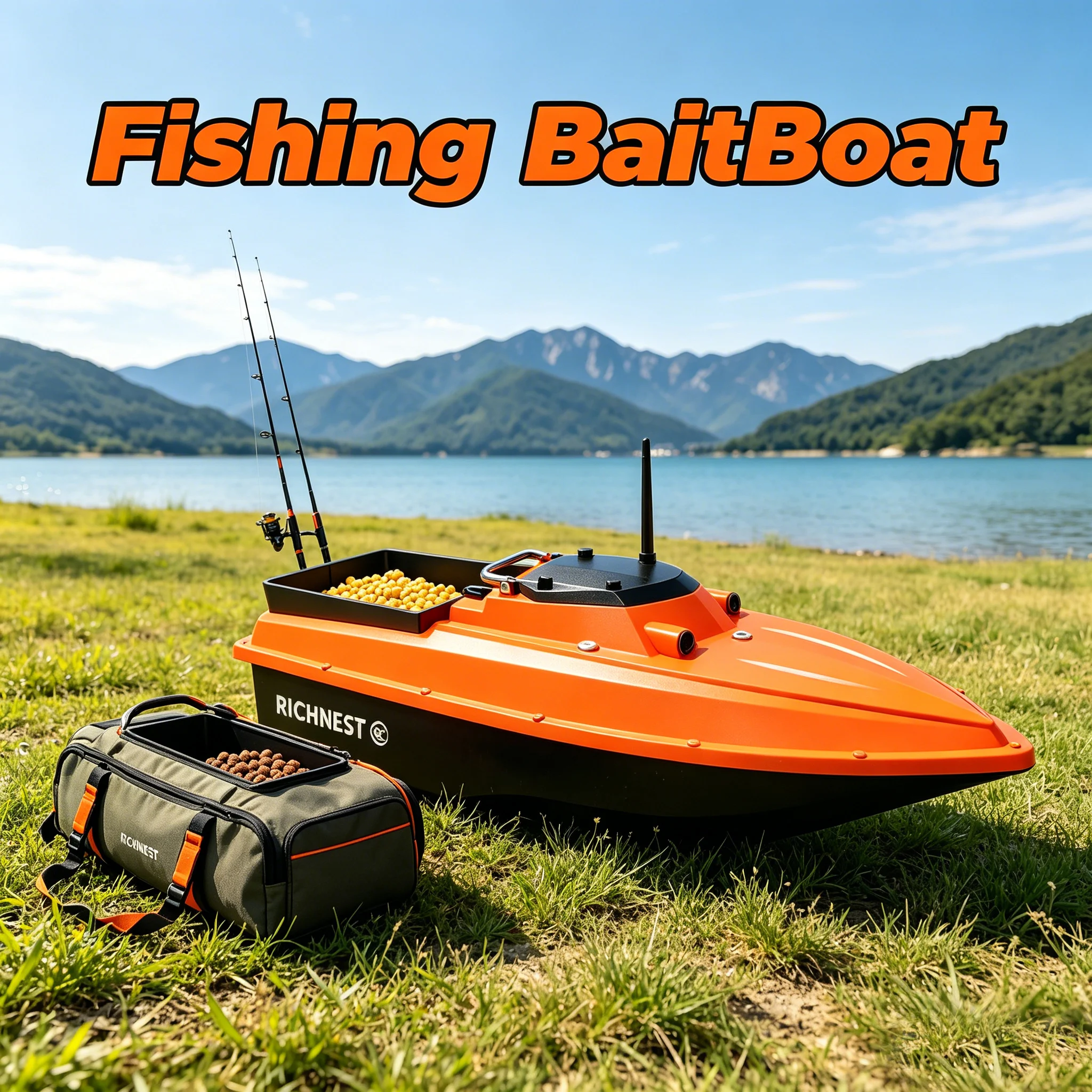 Long Range RC Bait Boat  500m 3KG 20000mAh 30GPS Plastic Custom Fishing Tool