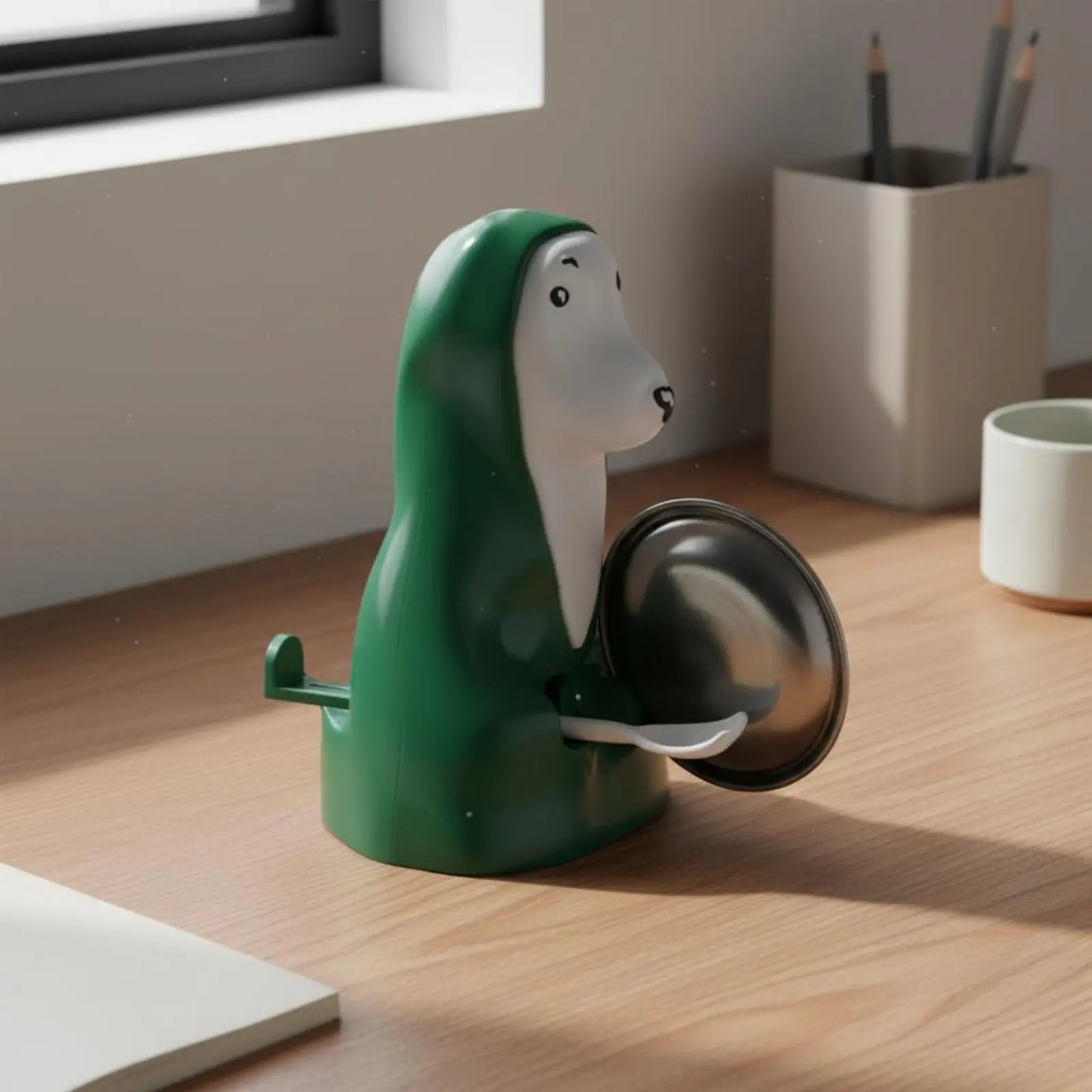 bowl-banging-dog-toy-portable-size-pot-knocking-dog-figurine-actuator-activated-noise-generator-joke-gift-for-students-desk