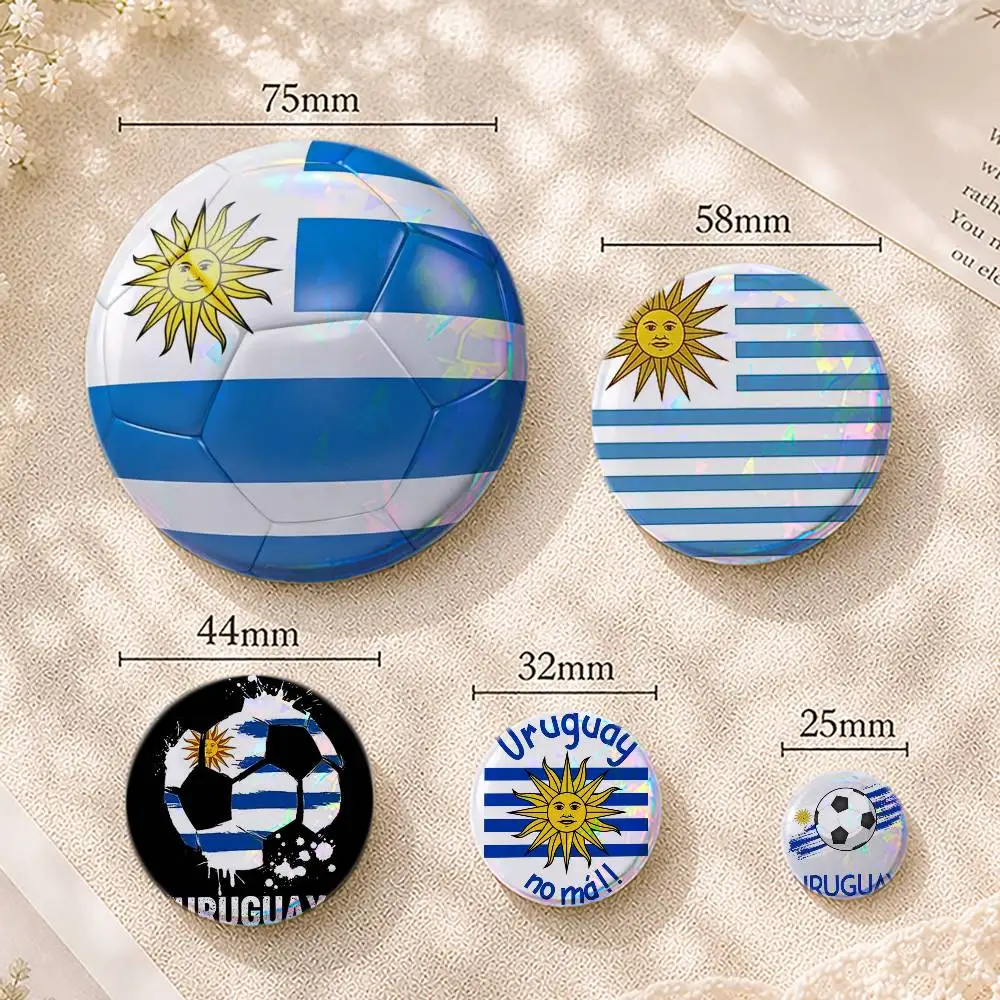 Pins de Hojalata Personalizados con la Bandera de Uruguay, Insignias de Solapa Personalizadas, Regalos