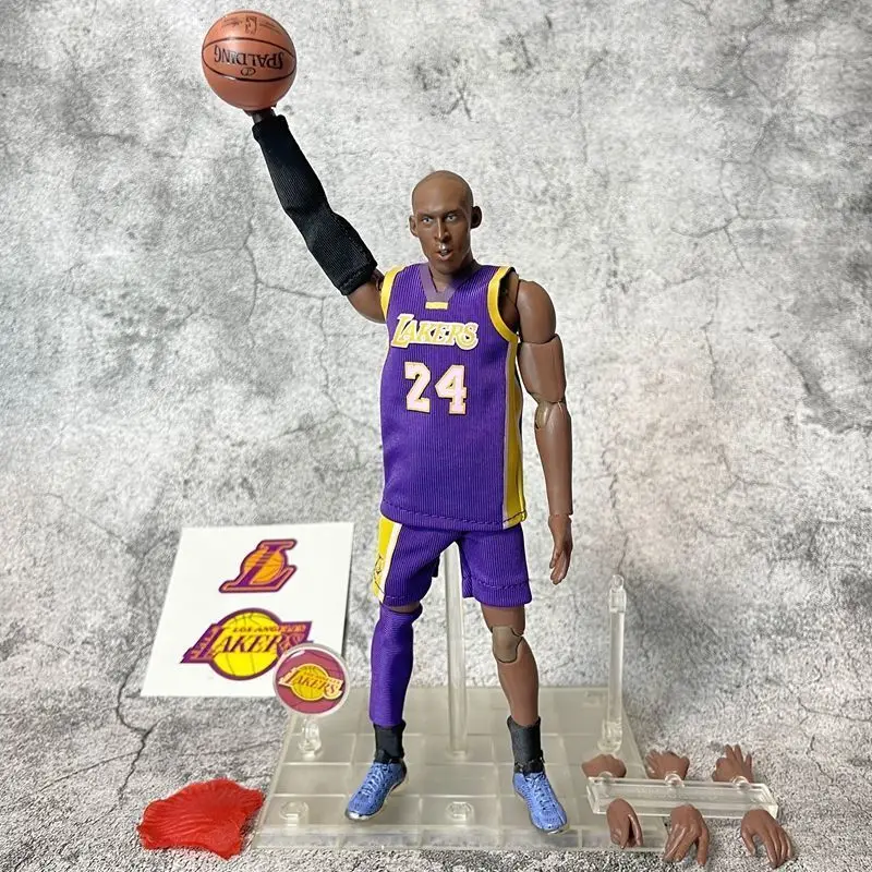 NBA Basketball Star Cloth Outfit Kobe Articulated Action Figure, Soldier Model Desktop Ornament, Gift for Collection - view 5