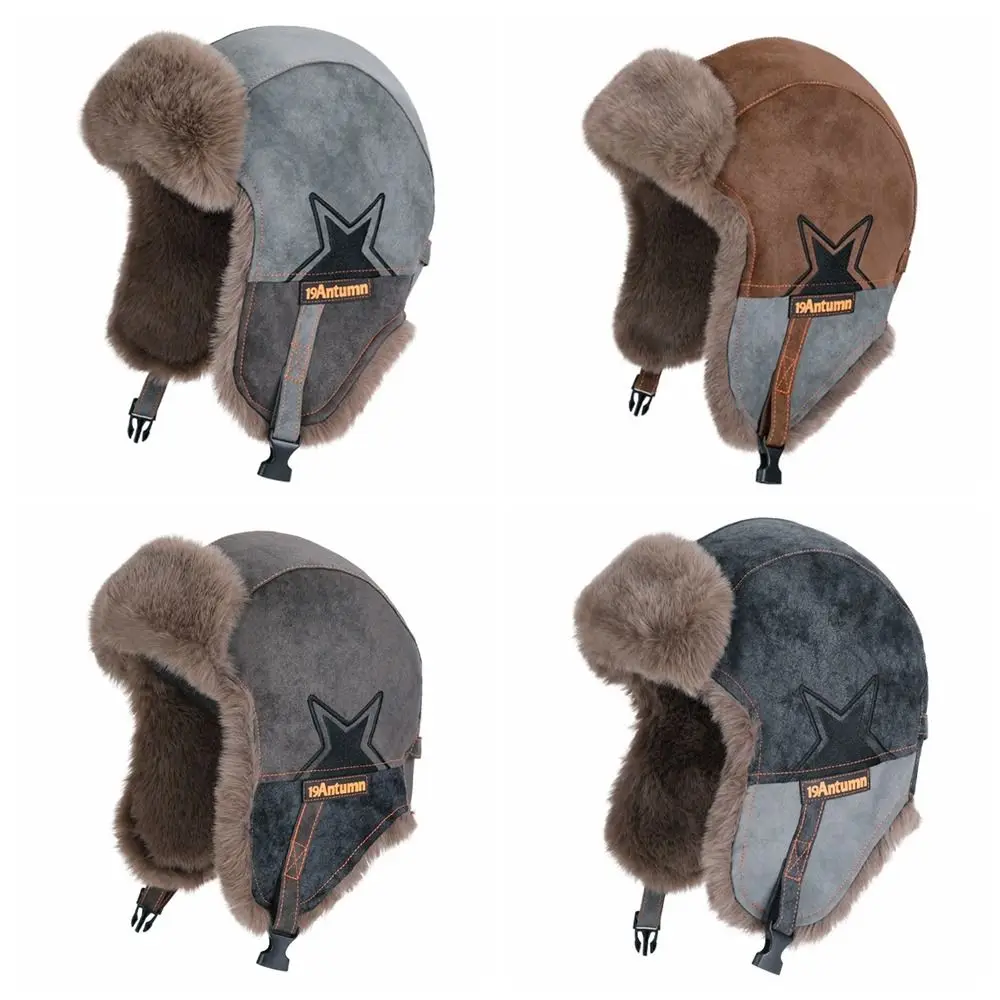 간단한 탈착식 마스크 겨울 마스크 모자 방풍 헤드 커버 따뜻한 스키 모자 벨벳 방한 라이딩 플러시 모자 여성/남성용