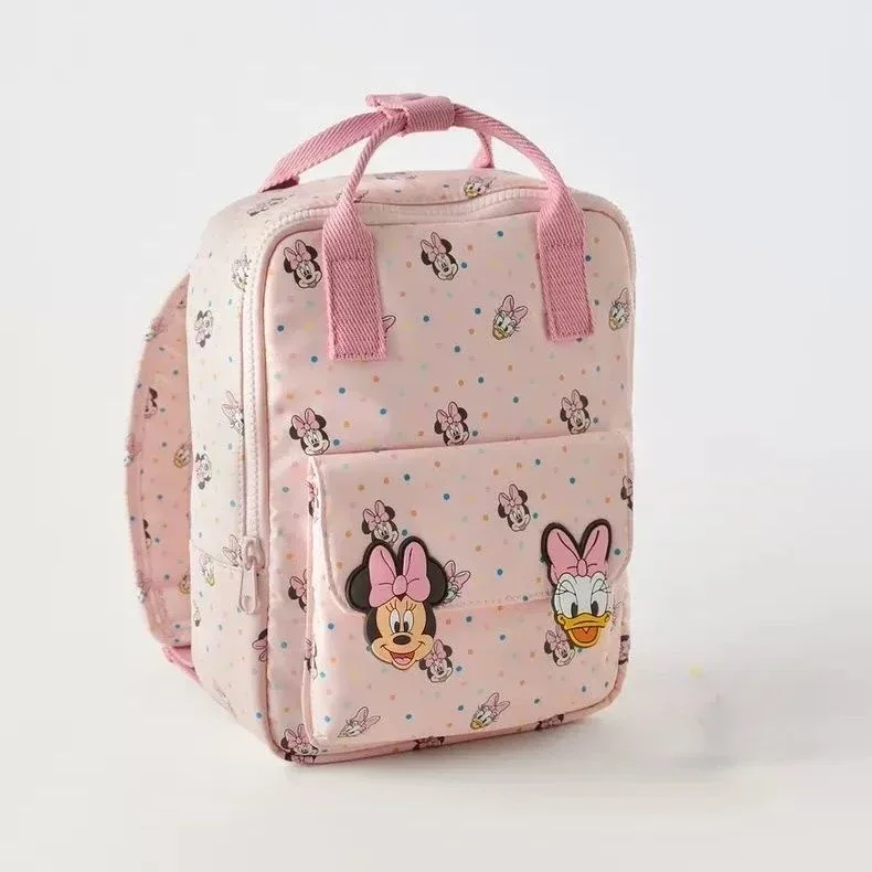 Disney cartoon Minnie Kids Backpack Mini plush Schoolbag Girls and Boys Cute lady Shoulder Bag gift