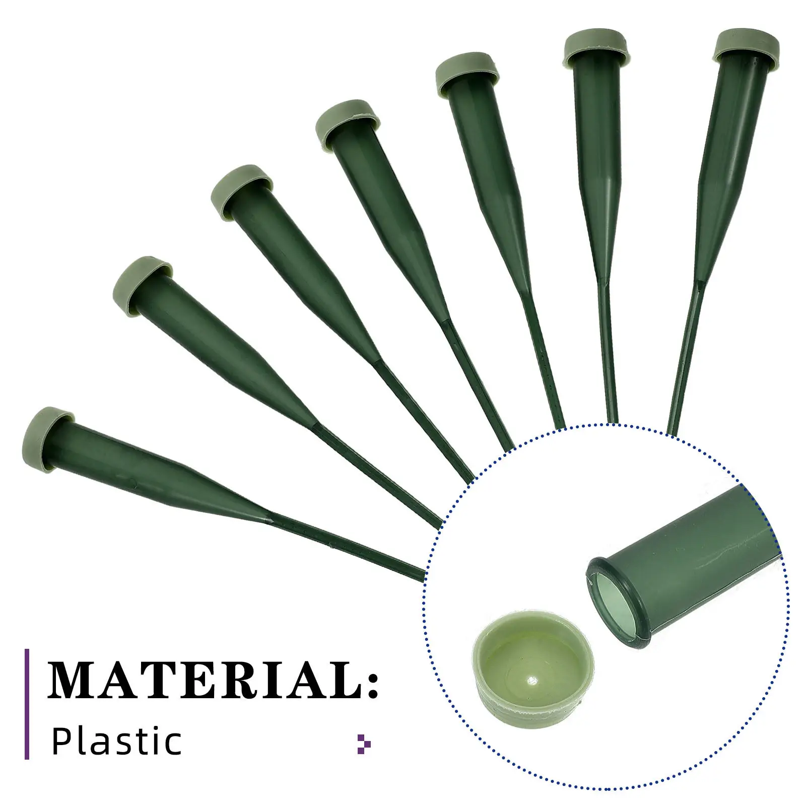 

25pcs Floral Water Tubes 14.5cm Plastic Long Stems Flower Orchids Tubes With Caps Floral Vials For Fresh Flower Arrangements