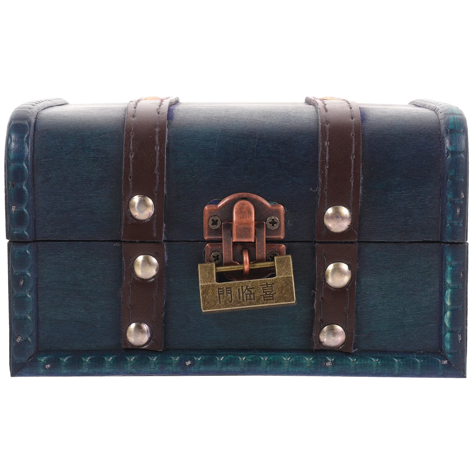 

Wooden Jewelry Green Retro Vintage Storage Case Lock for Bracelets Rings Earrings Wooden Jewelry Storage Case ganizer Container