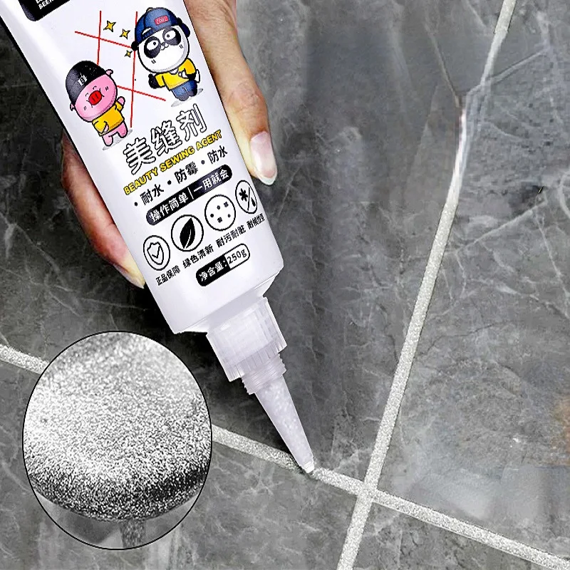 กาวซีลน้ำ Beauty Joint Grout Grout กระเบื้องกระเบื้องกันน้ำ Anti-Mildew Joint Sealant สระว่ายน้ำห้องน้ำ sealant