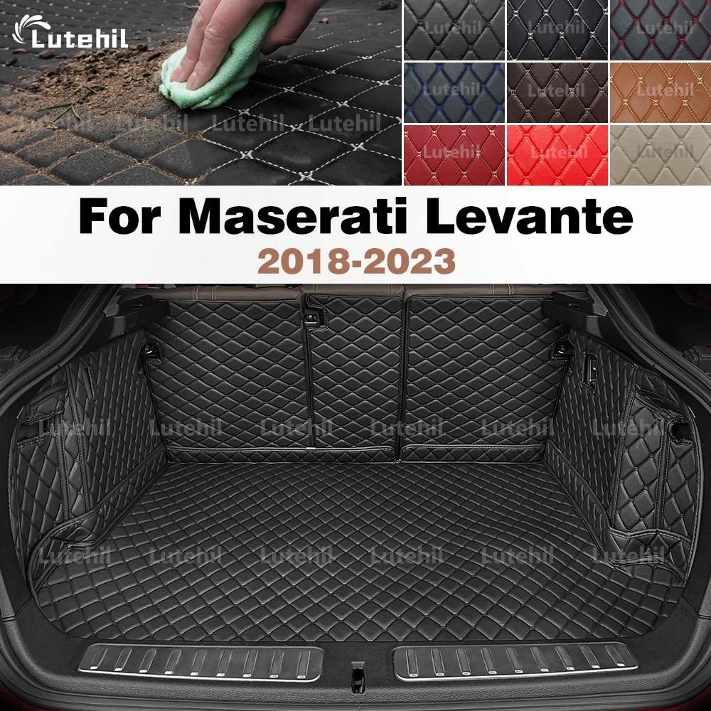 

For Maserati Levante 2018-2023 22 21 20 19 Auto Full Coverage Trunk Mat Car Protective Pad Cargo Liner Interior Accessories