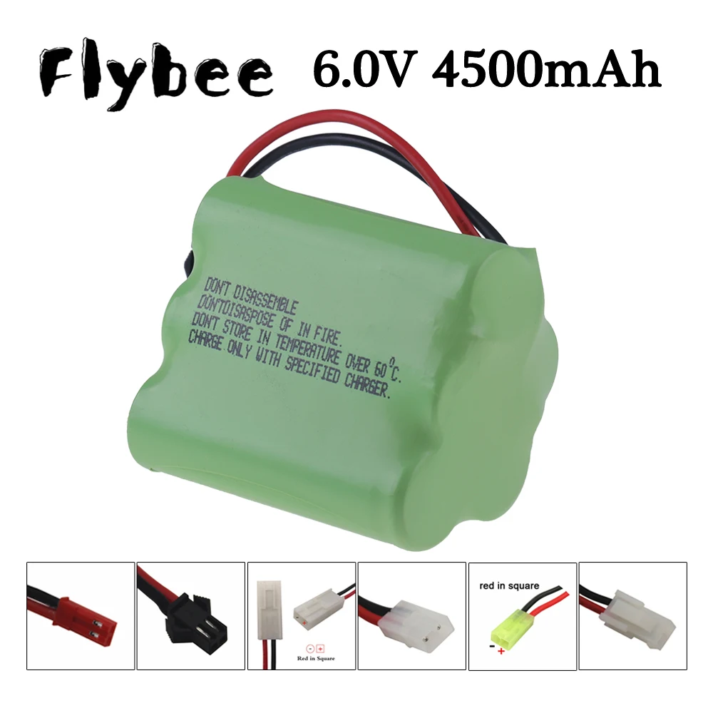 6V 4500mAh Ni-MH Battery for RC Electric toy Security facilities electric Toys AA battery 6 v Batteries Group SM/EL-2P/JST/PlUG