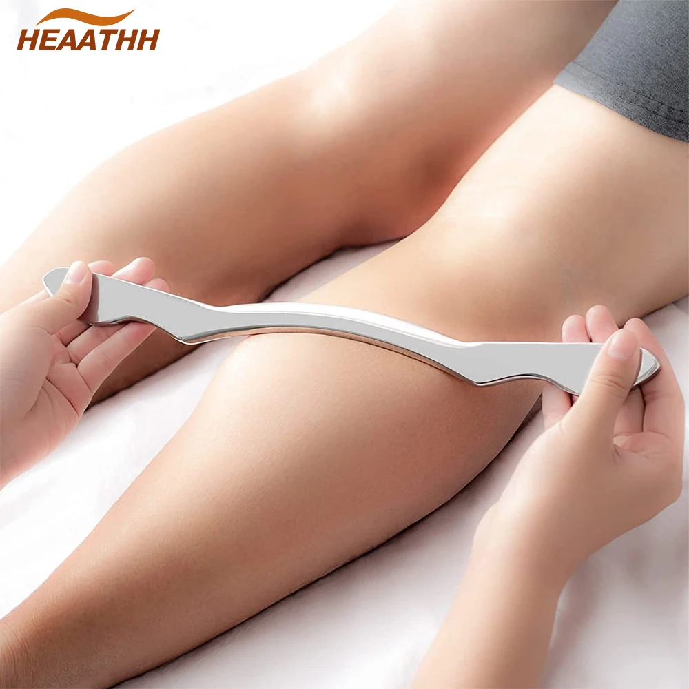 

Stainless Steel Multifunction Gua Sha Massage Long Stick Body Scraping Bar Anti-cellulite Lymphatic Drainage Muscle Pain Relief