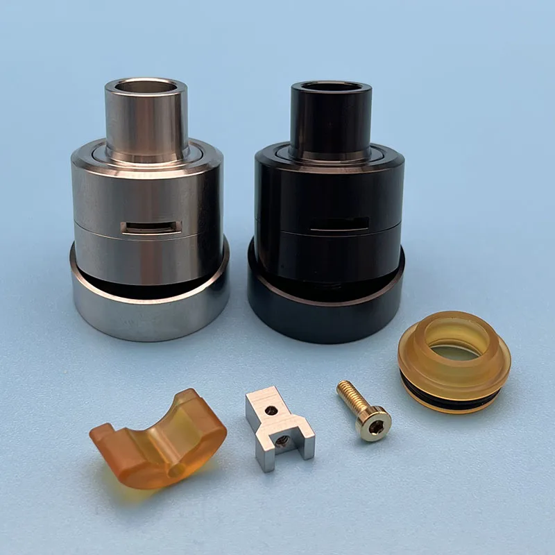 matty RDA Verstuiver Tank dubbele Single Coil 22mm 316SS Materiaal 510 Druipend Met Squonk BF PIN Voor 510 Vape BOX Mod