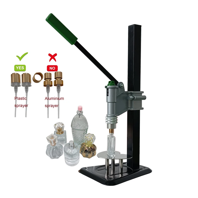 XS02 Source Manufacturer Manual Perfume Crimping Machine Collar Capping Bottle Crimping Machine