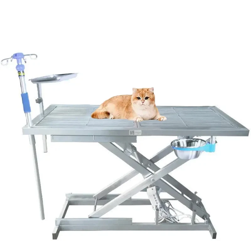 Pet Veterinaria Stainless Steel Surgical Table Veterinary Lift Wet Examination Surgery Table Veterinary Table