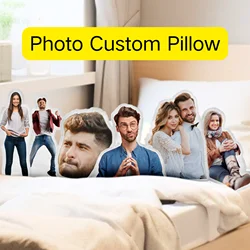 Photo Cushion Humanoid Personalized Filling photo Cushion Custom DIY Pillow for Putting Picture of Parent and Couple Christmas