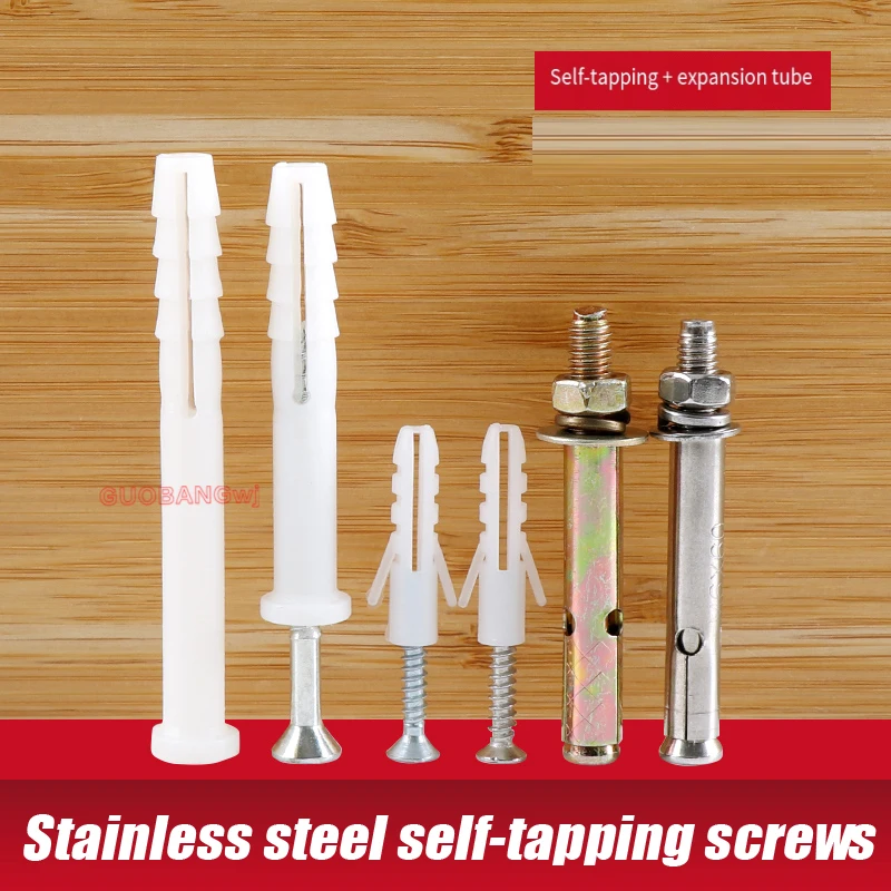 

Stainless Steel Expansion Screw M6 M8 Self-Tapping Screw Expansion Plug Bolt Anchor High Strength Anti-Rust Easy Installation