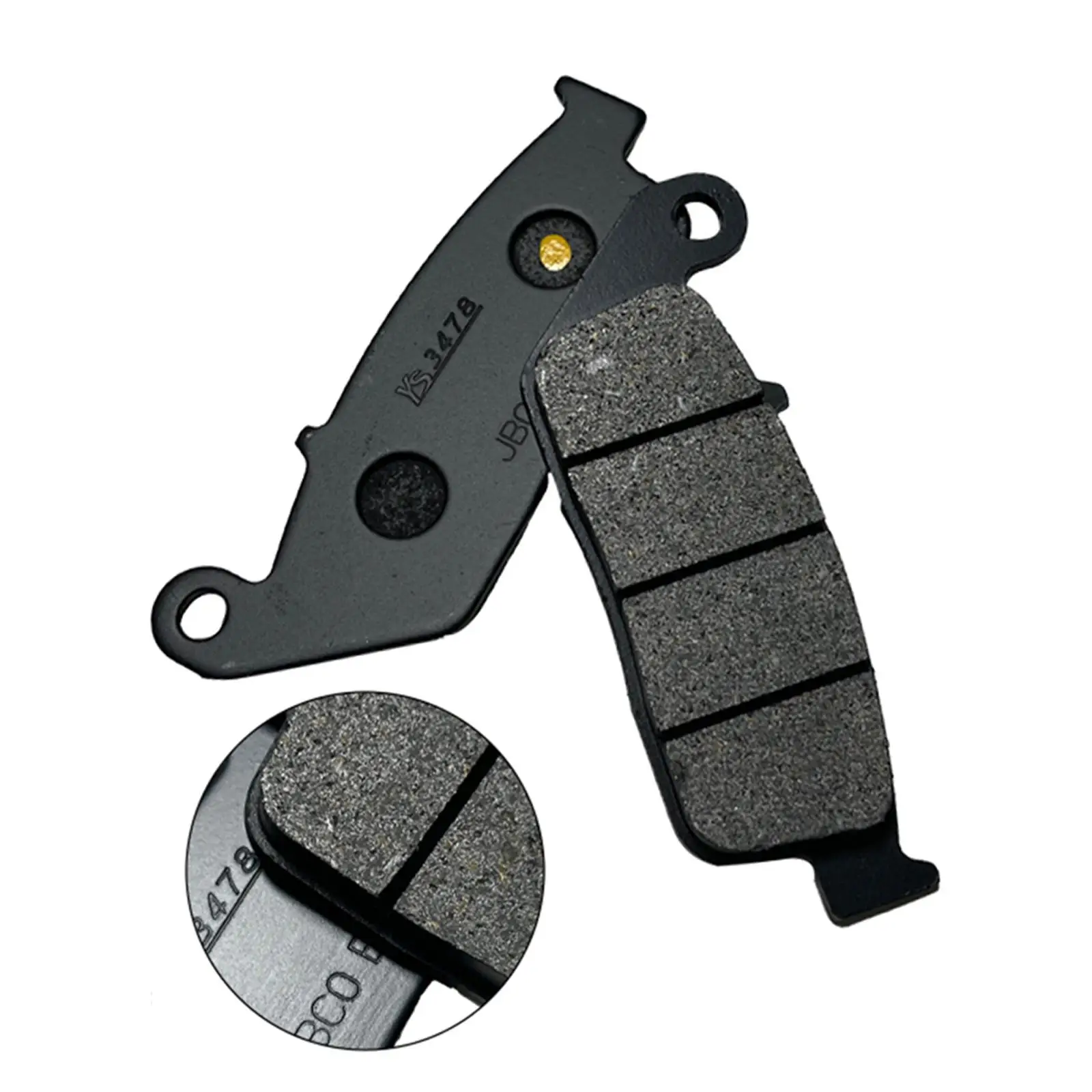 1 Pair Disc Brake Pads Easy to Install Wear Resistant Low Noise Replacement Motorcycle Front Brake Pads for Honda CBR300R