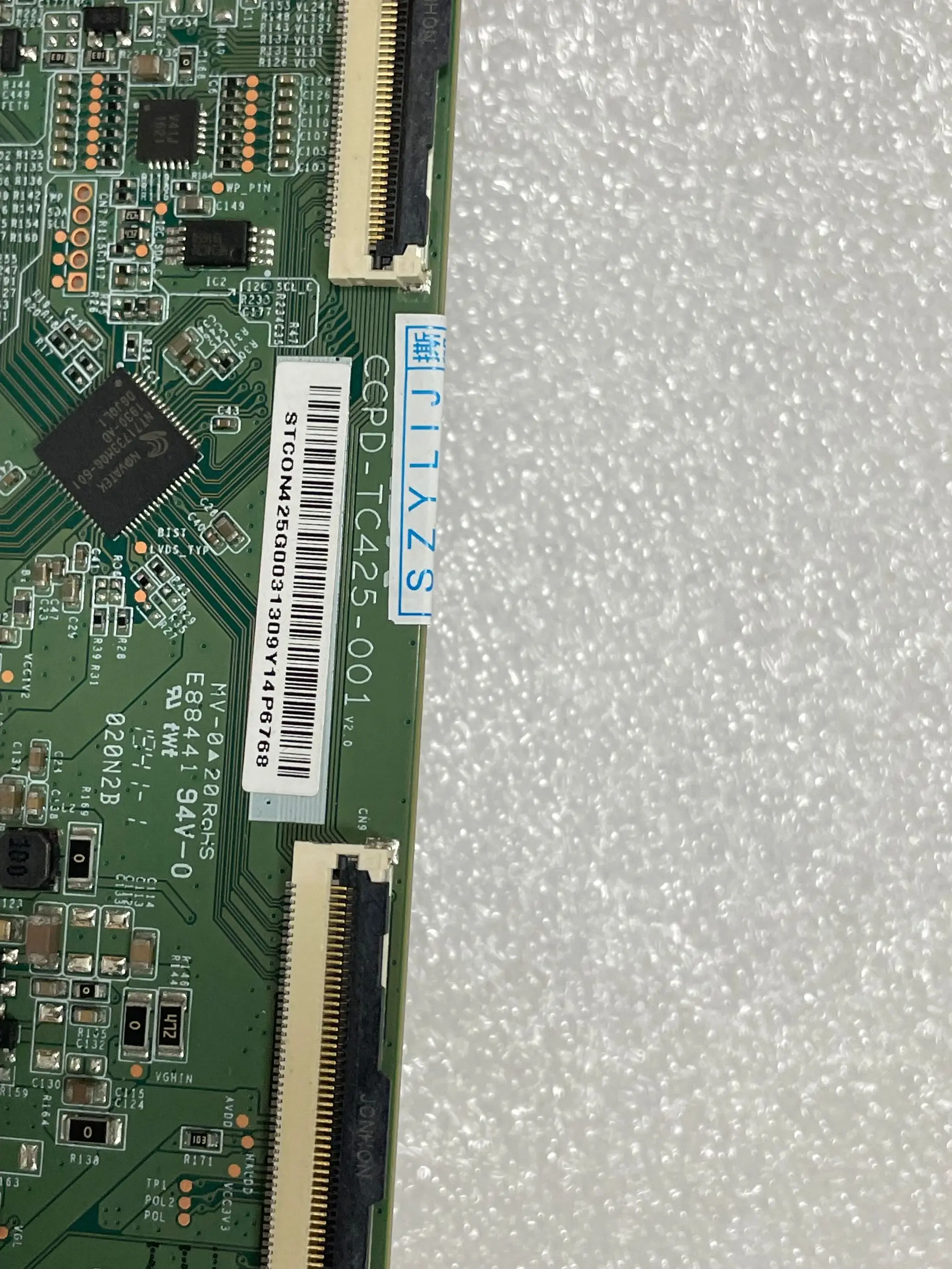 Placa lógica original CCPD-TC425-001 de 43 polegadas