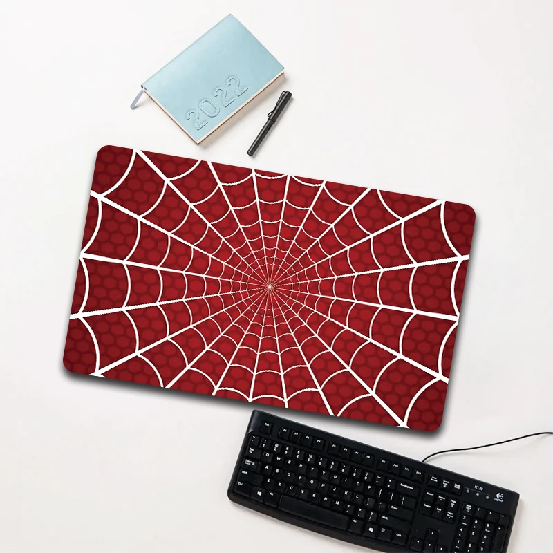 

Spider-Man Web Radiant Red Mouse Pad Large Non-slip Waterproof Desk Mat for Laptop Office