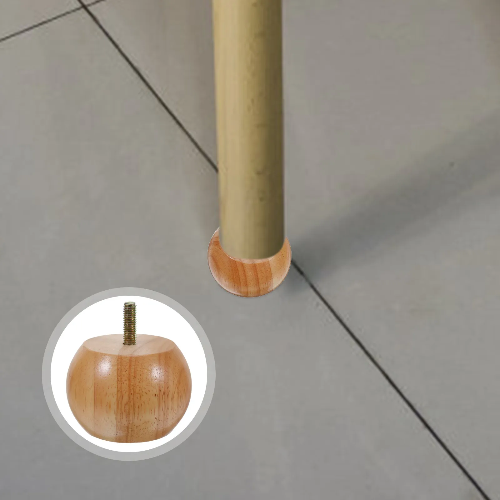 4pcs-unfinished-round-wood-furniture-legs-bun-feet-replacement-for-sofa-table-chair-dresser-cabinet-bed-nightstand-riser-height