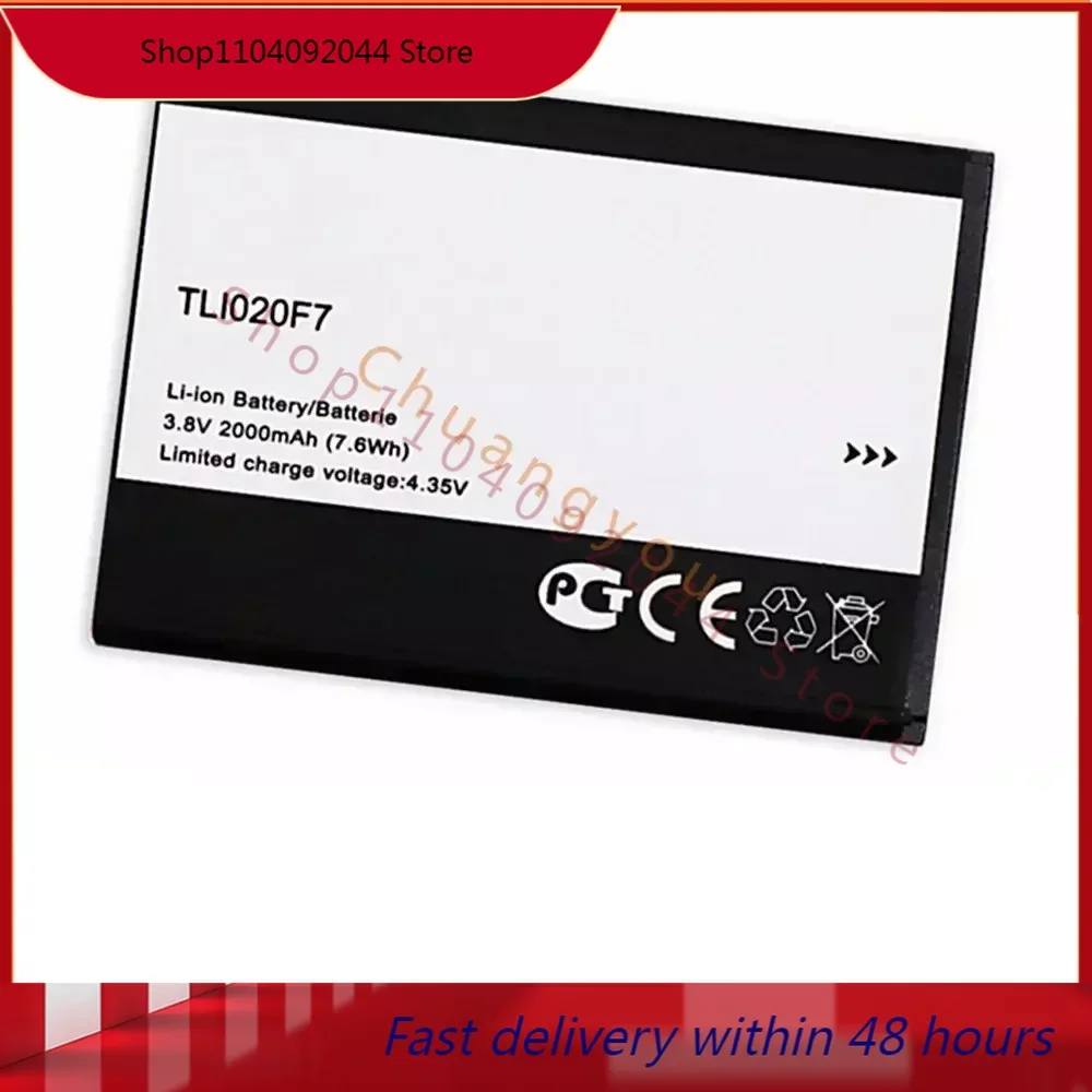 TLI020F7 2000mAh For Alcatel PIXI 4 5045D Pop 2 5042D C7 7040 7040D 7041 7041D J720 J720T J726 High quality Replacement Battery