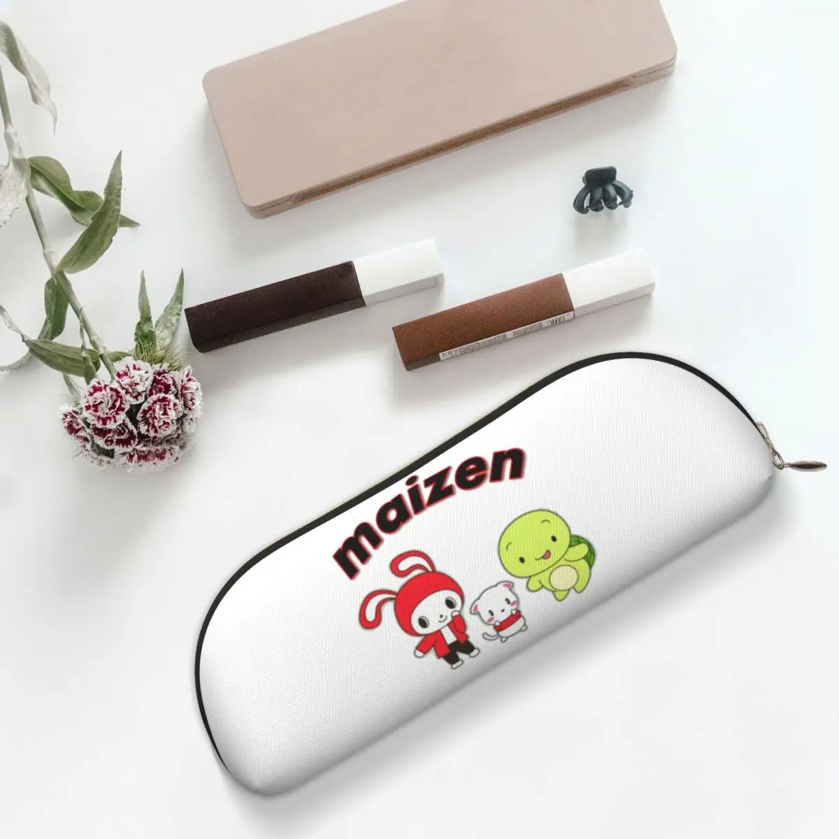 Jj ميكي مايزن مقلمة حامل قلم تخزين لوازم مكتبية سعة كبيرة صندوق القلم حقيبة أقلام رصاص لهدايا الطلاب