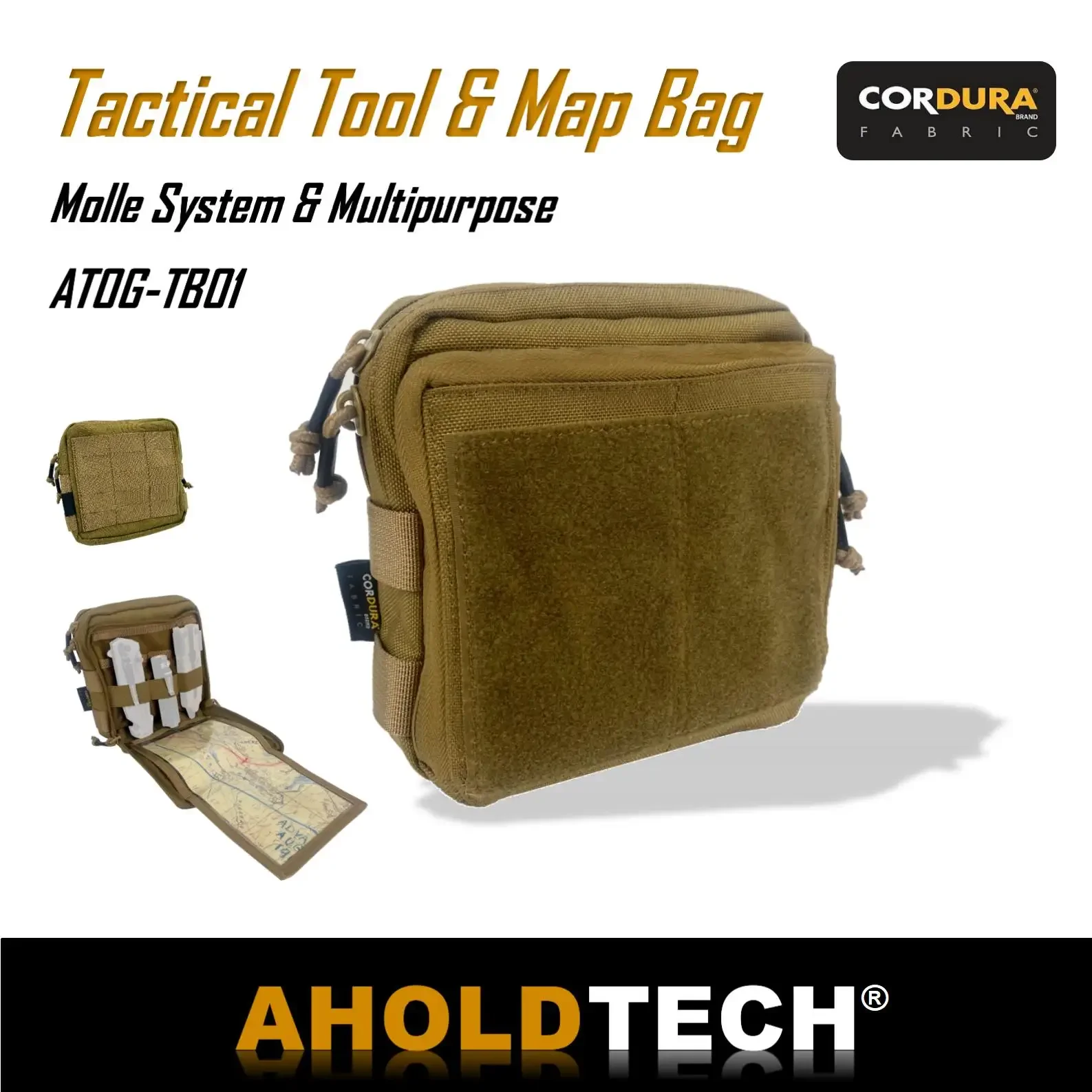 

Aholdtech Tactical Medkit Mollo Tool Map EDC Bag Military Outdoor Waist Pack Hunting Accessories