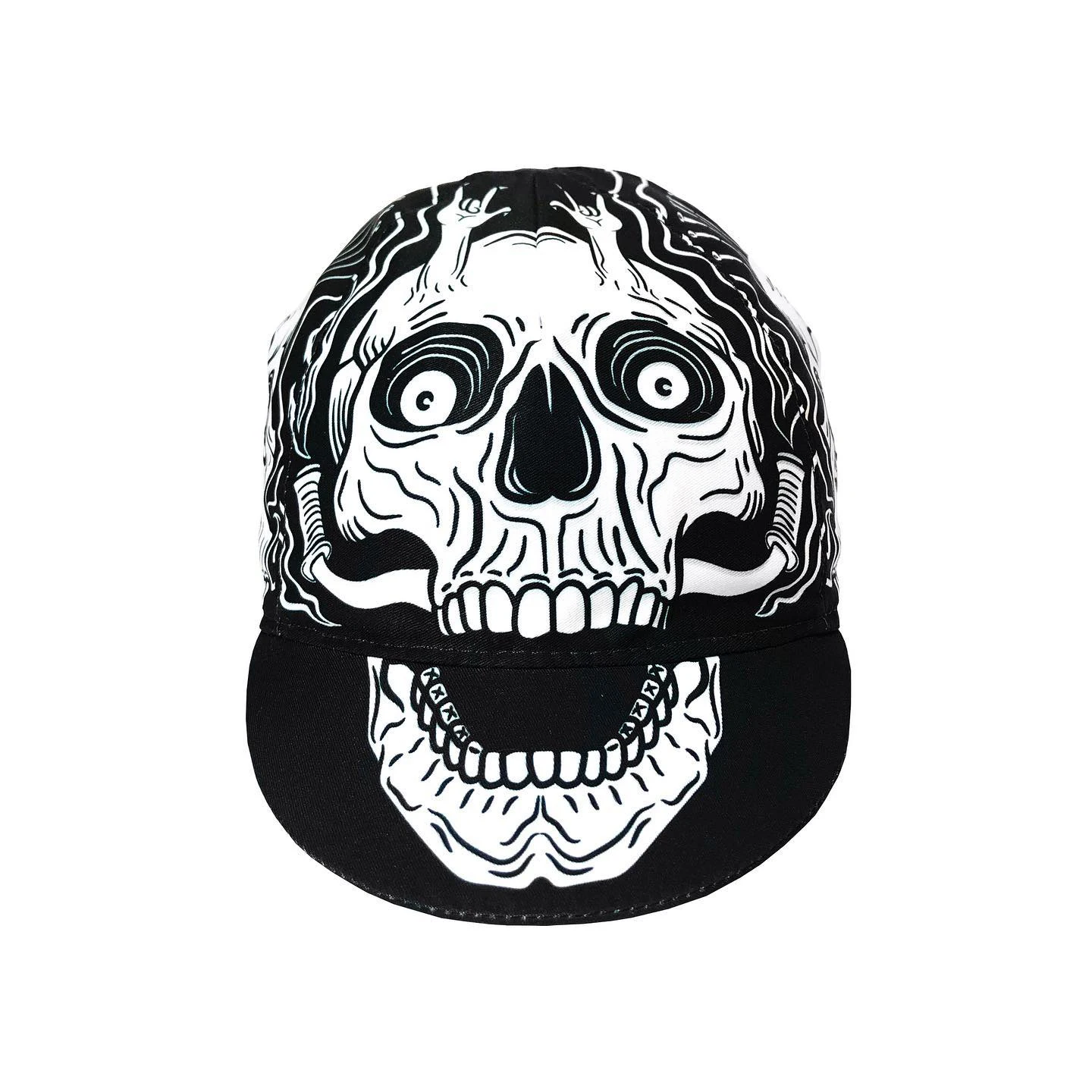 Skull Cycling Caps Skeleton Bike Hat One Size Fits Most