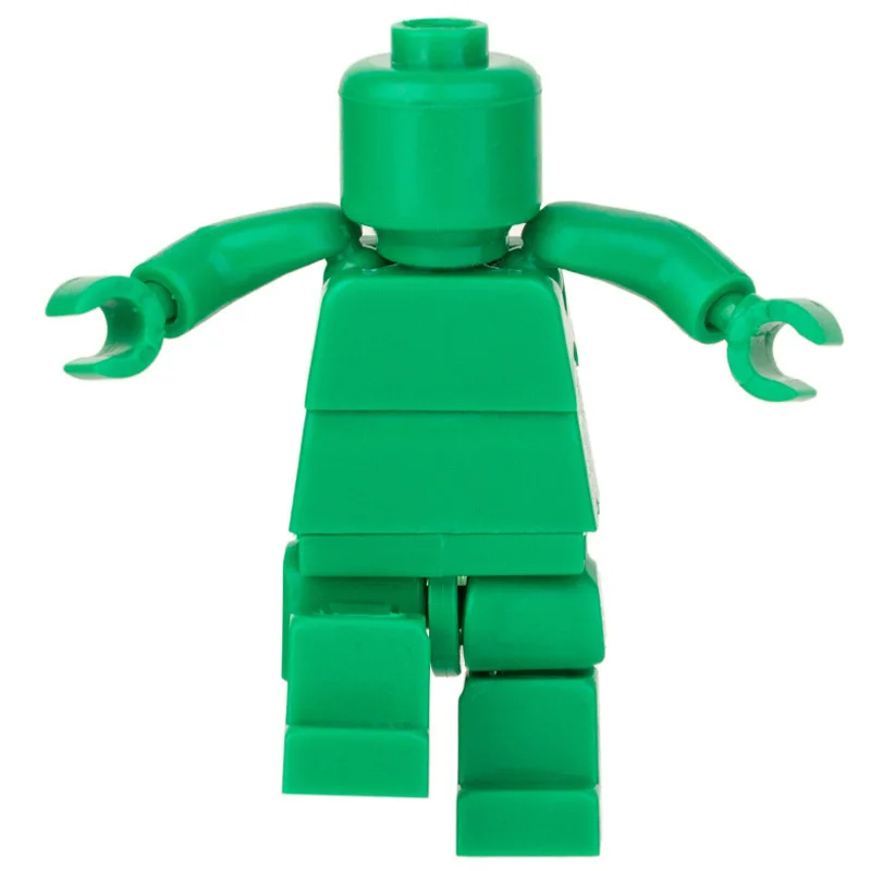 Mehrfarbige Mini-Figuren-Bausteine mit mehreren Gelenken, ultra-bewegliche Drittanbieter-Figurenzubehörteile