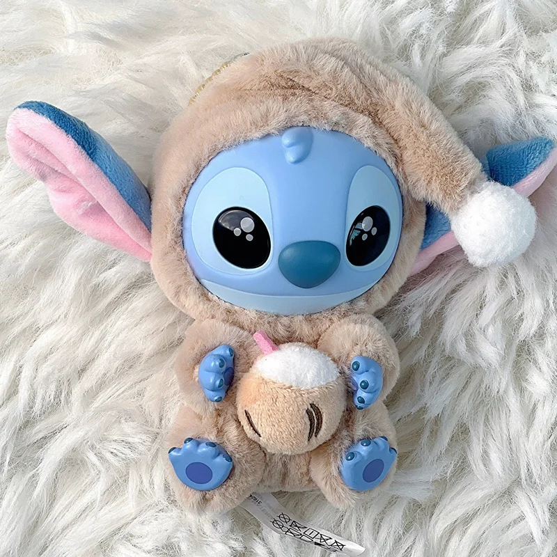 

Original Miniso Disney Stitch Eat Some Thing Before Sleep Serie Vinyl Blind Box Bag Pendant Cute Doll Mystery Toys Birthday Gift