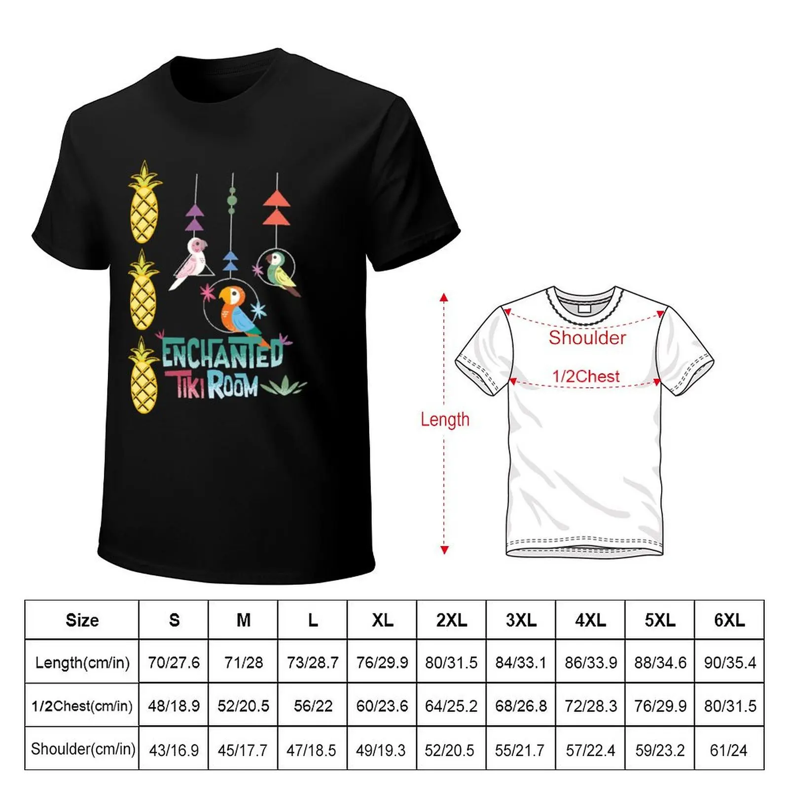 Enchanted Tiki Room T-Shirt Minimal Art Print T-Shirt