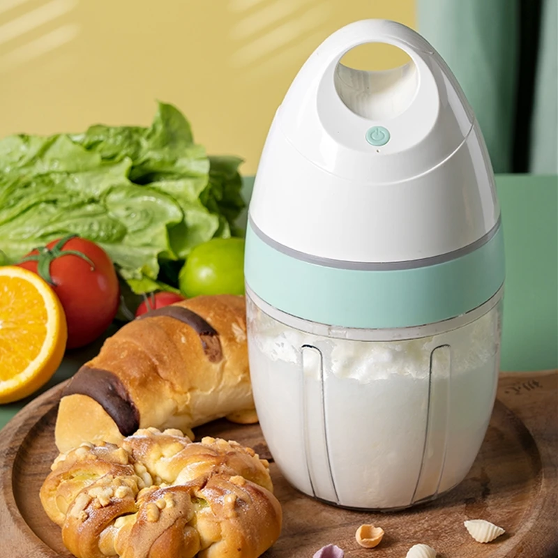 900ML Electric Milk Frother Machine Household Food Mixer Kitchen Baking Cream Blender Egg Beater Strike Mixer Portable Blender