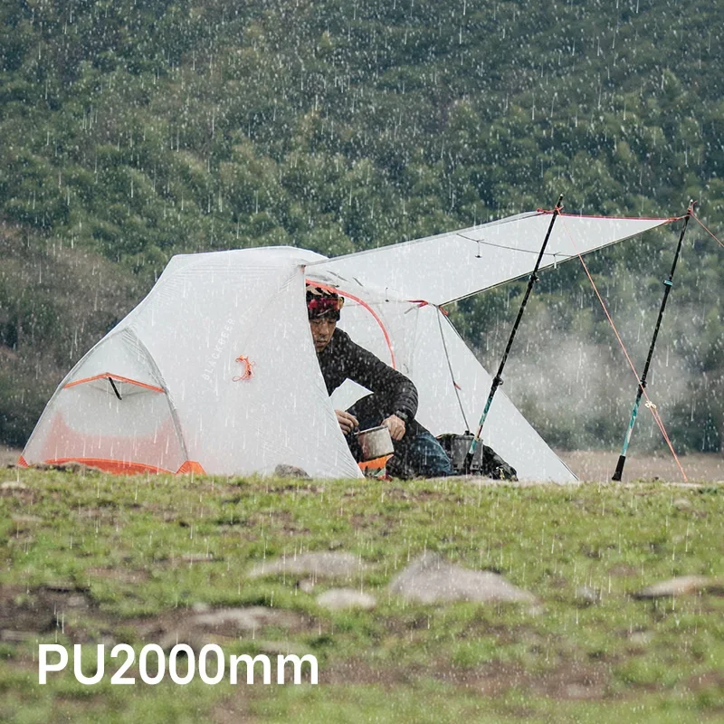 BLACKDEER Ultralight Tent Nylon Silicone Nova Camping Tent 1 Person Coated Waterproof Hiking Backpacking Outdoor DAC Pole 1.08kg