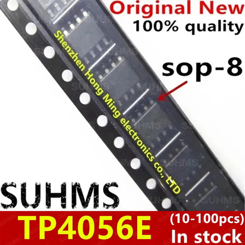 (10-100ชิ้น) 100% TP4056E ใหม่ TP4056 4056E SOP-8