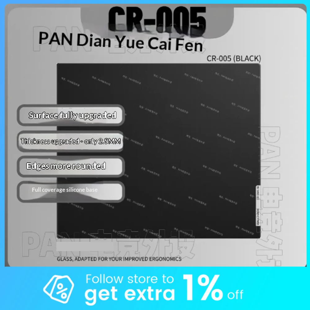 

Коврик для мыши PAN Esports WALLHACK с имитацией стекла, гладкий, для быстрой игры, полностью покрывающий поверхность, с грунтовкой, для APEX, Valorant, аксессуары для ПК