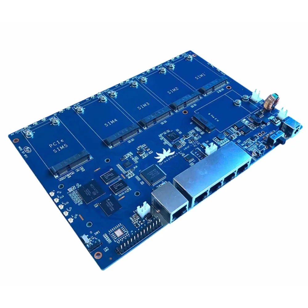 Banana PI BPI 5G + 4G LTE+Wifi AC+Gigabit Multiplex Aggregate Router base on Banana Pi BPI-R64 design