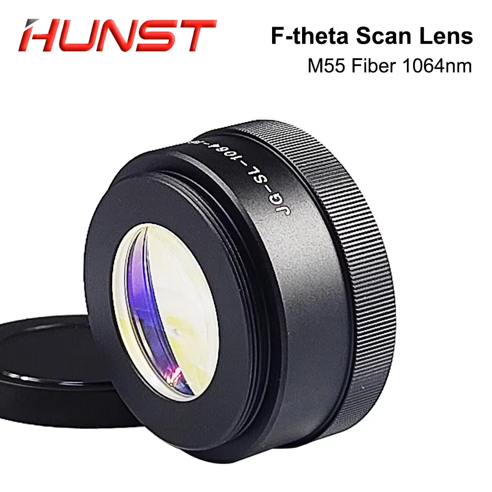 HUNST F-theta Scan Lens Thread M55 1064nm Galvo System dla 1064nm YAG światłowód laserowy maszyna do znakowania części