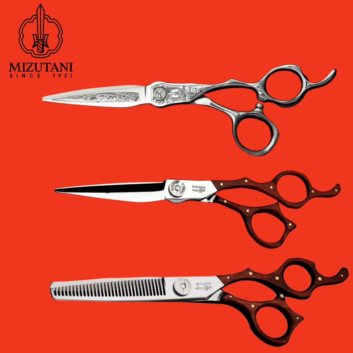 

MIZUTANI vg10 Hair scissors Hairdresser's special texture thinning shears 5.5-6-6.5inch Custom Logo