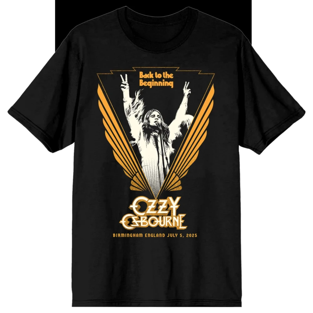 السبت الأسود وأوزي أوزبورن العودة إلى بداية ميرش الحدث المحملة مع Lineup الرجال النساء تي شيرت Ins Y2k العلامة التجارية الجديدة نمط