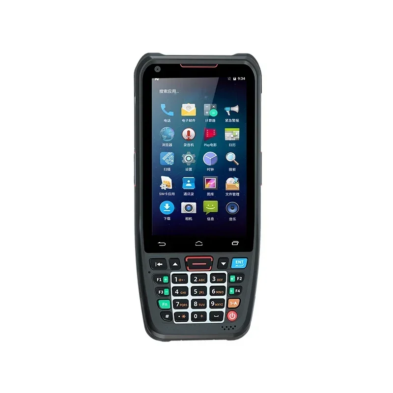 Hot Sales2G+16G Android10 4G/Wifi/BT/GPS/NFC Barcode Android Rugged Handheld Keyboard Computer PDA For Logistic And Warehouse In