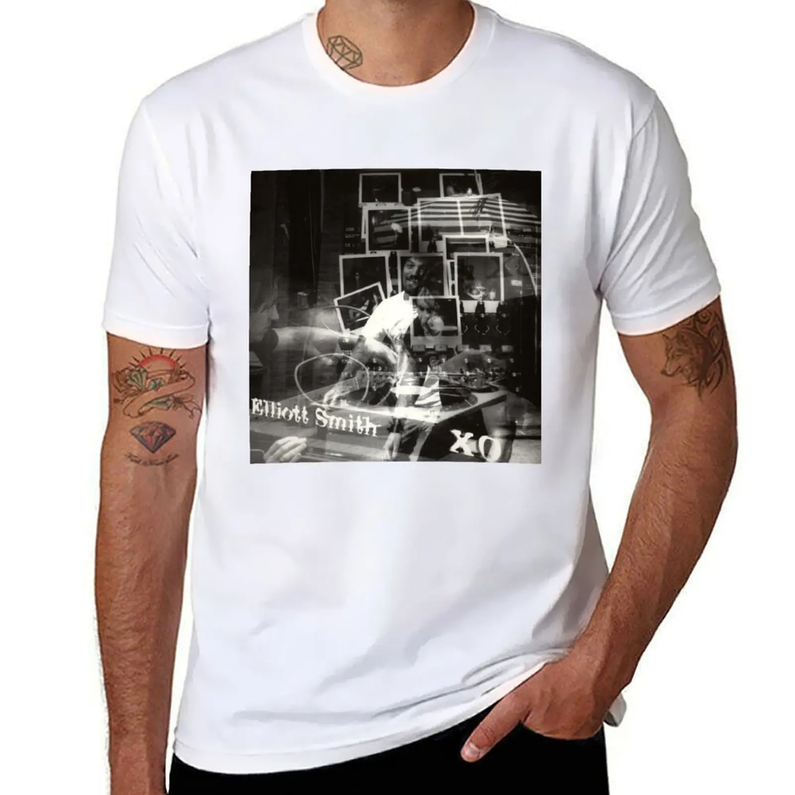 

Elliott Smith XO T-Shirt man t shirts for men casual man t shirt cotton T-Shirt