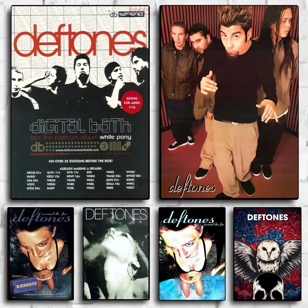 Deftones Singer Whitepaper Sticky Poster HD art sticky wall 