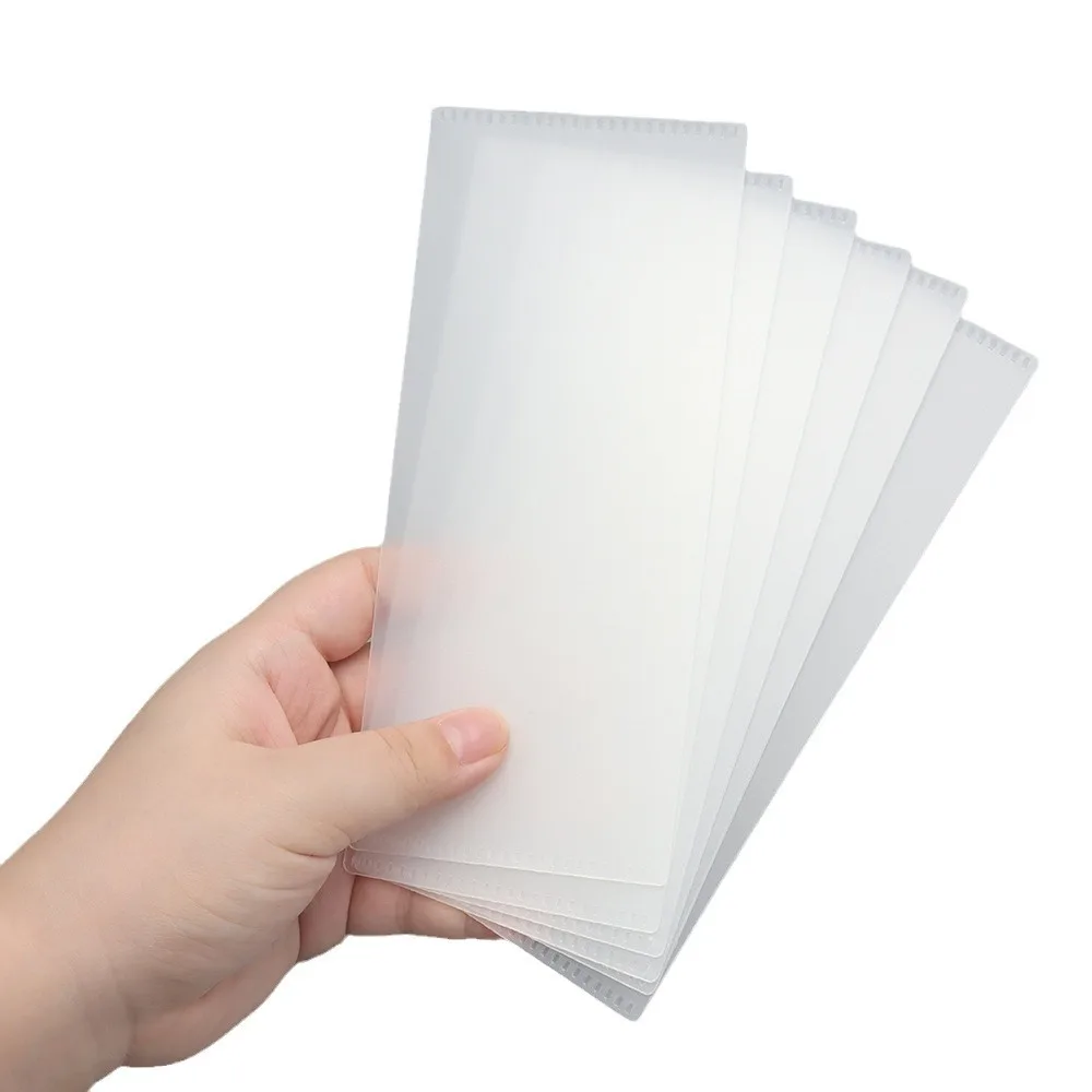 Money Protection Storage Bag Without Holes Budget Notebook Replacement Waterproof PVC Leaf Document Filing Bag