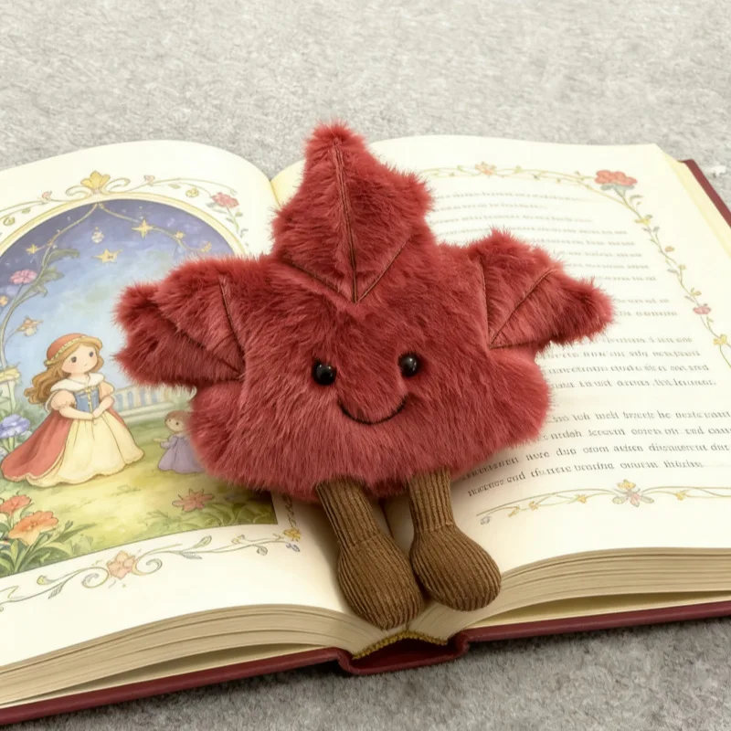 Nowy breloczek do kluczy z pluszową zabawką Jellycat Canada Maple Leaf, uroczy dodatek do torby