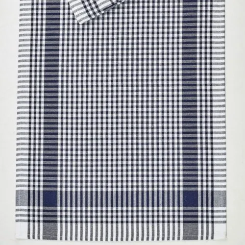 Rahmet Pöti Plaids 10'Lu Black White Cotton Dish Towel