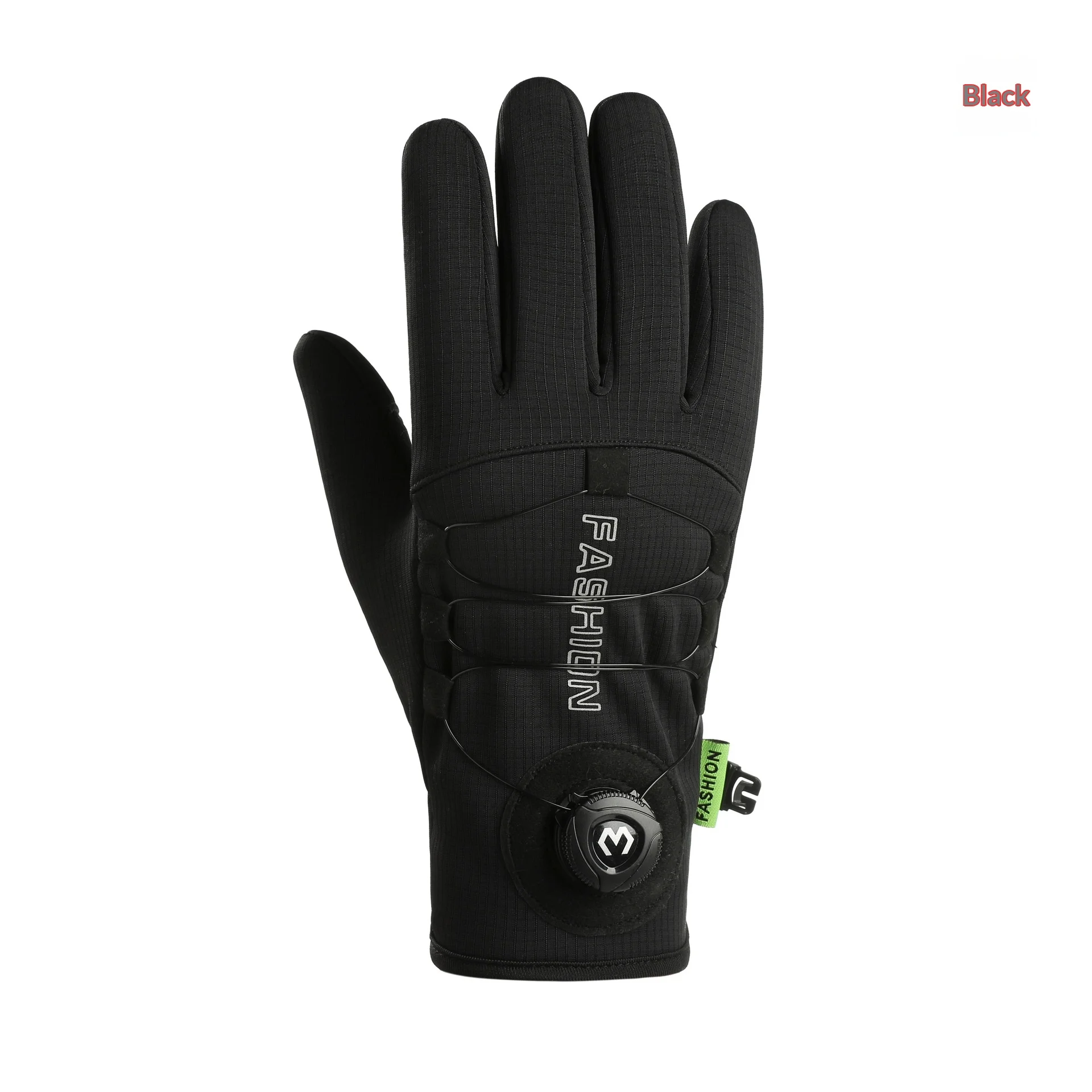 Motorcycle Autumn Winter Warm Fleece Full Palm Gloves Touch Screen Outdoor Sports Cycling Snow Play Waterproof Ski Snowboard Glo
