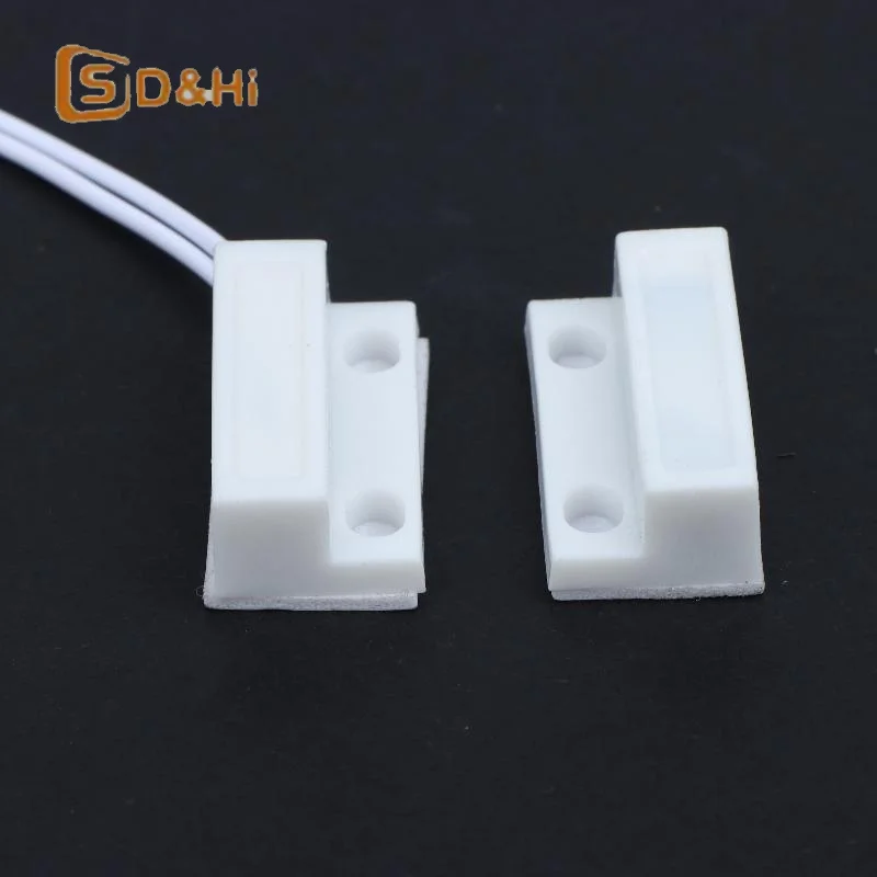 1 Set High Sensitivity Wired Door Window Magnetic Sensor Detector Perfect For Home Security Alarm System