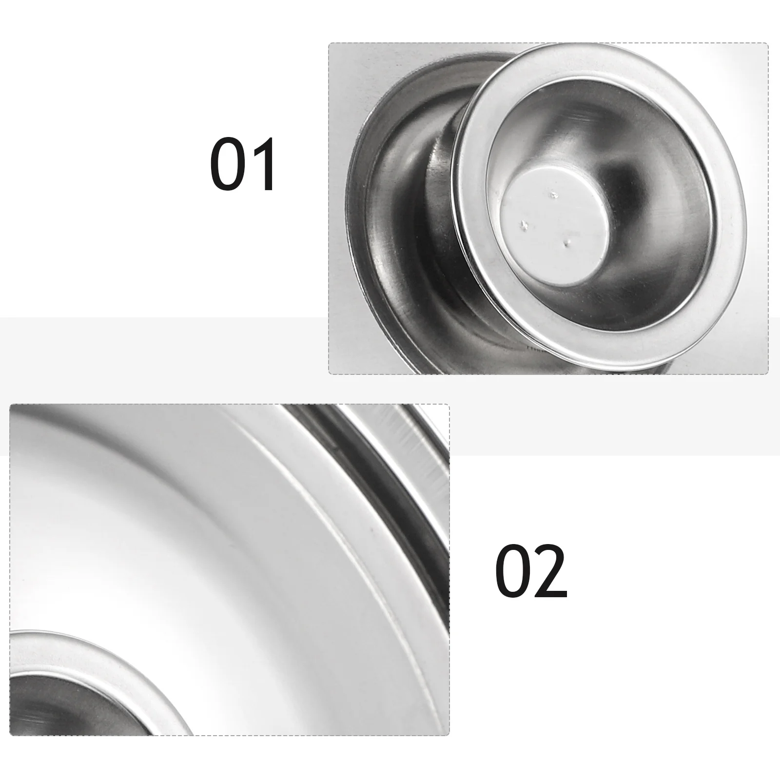 

Stainless Steel Oil Cylinder Lid 14cm Easy Clean Seasoning Pot Cover Kitchen Gadget Rust Resistant Storage