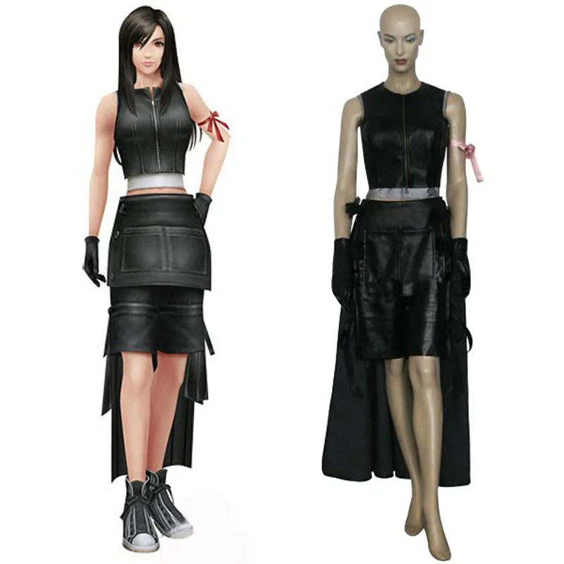 

Final Fantasy VII 7 Tifa Lockhart Cosplay Battle Uniform Suit Women's Fancy Party Halloween Costumes Custom Size