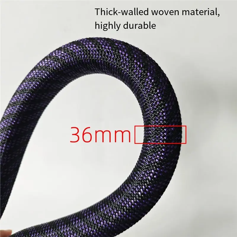 A84E-Universal For Festool& Fit For Mirka Dust Collector Nylon Snake Skin Vacuum Hose-About 4 Meter Length