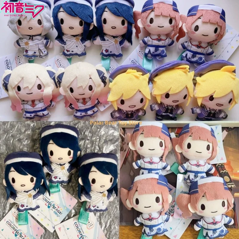 

Новый 100% Оригинальный Брелок-подвеска Project Sekai с плюшевыми куклами-идолами Лео, Ичика, Шихо, Хиномори Саки, Лен. Аниме-подарки и игрушки.