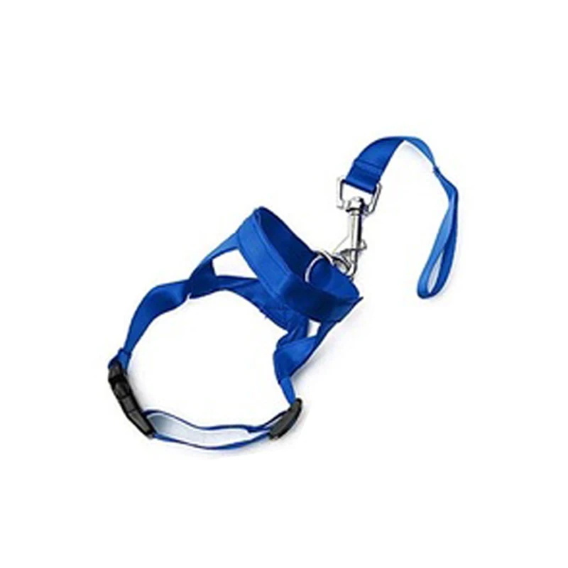 Adjustable Strap for Small Big Dogs Soft Nylon Dog Muzzle Anti-biting Breathable Stop Barking Mouth Cover Dog Supplies